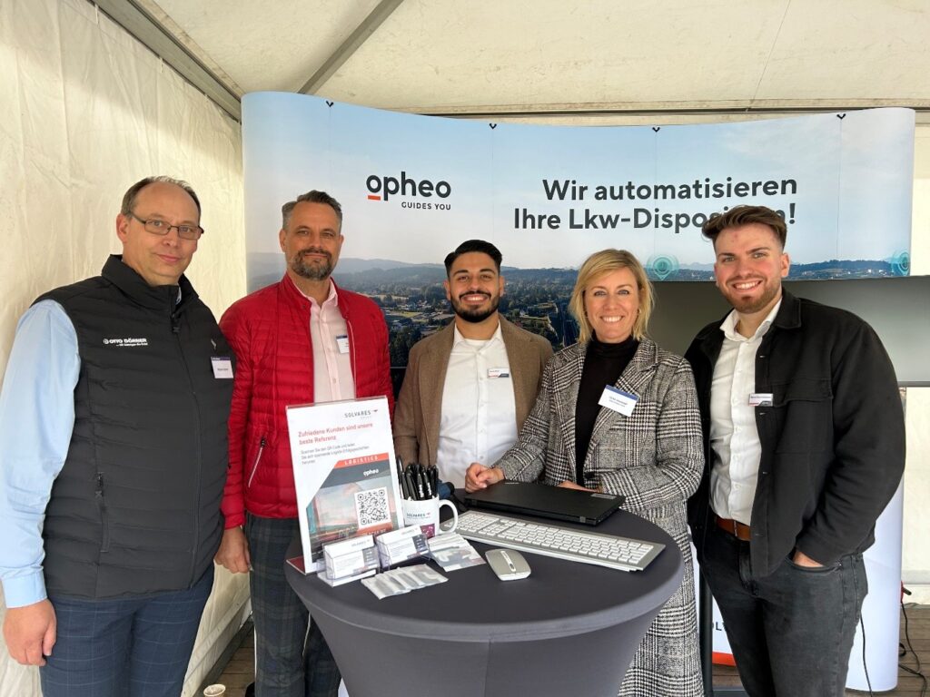 Opheo-Infostand auf-der ORCA-Einweihung von Otto Dörner